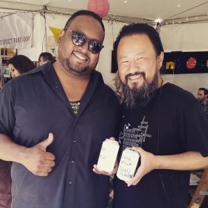 LA Poets F. Douglas Brown and Chiwan Choi at the LA Times Festival of Books 2015